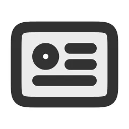 Id Duotone Icon