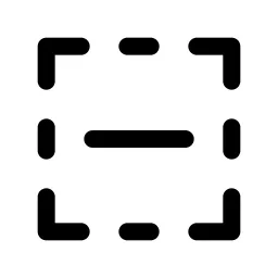 Minus Square Dashed Icon
