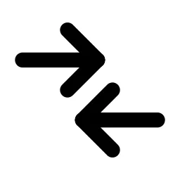 Arrows Diff Line Icon