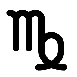 Zodiac Virgo Line Icon