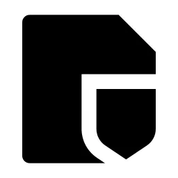 File Shield 2 Fill Icon