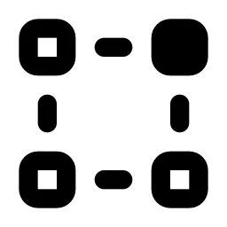 Transform Point Top Right Line Icon