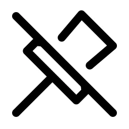 Pin Slash Icon