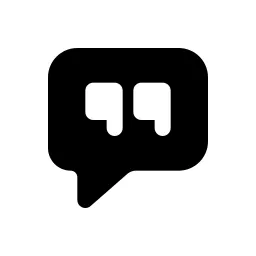 Message Quote Fill Icon