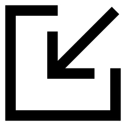 Import Arrow Down Left Icon