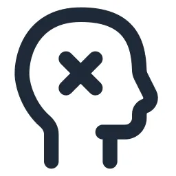 Head Close Line Icon