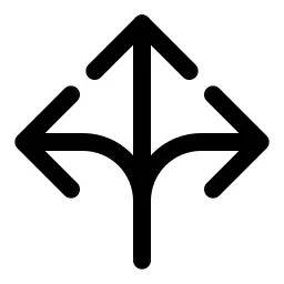 Divide Three Icon