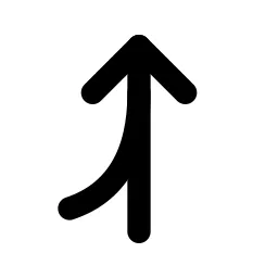 Arrow Merge Left Line Icon