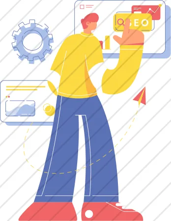 Person Viewing SEO