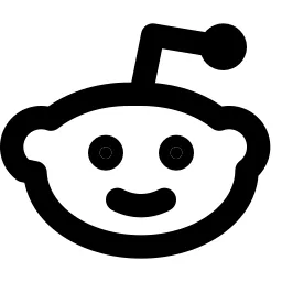 Brand Reddit Line Icon