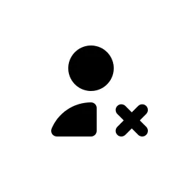 User Close Fill Icon