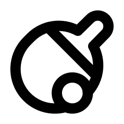 Ping Pong Line Icon
