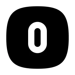 Square Rounded Number 0 Icon