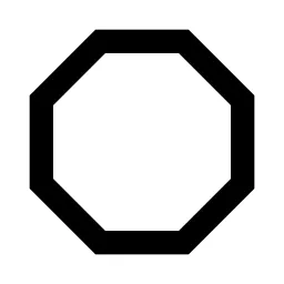 Octagon Line Icon