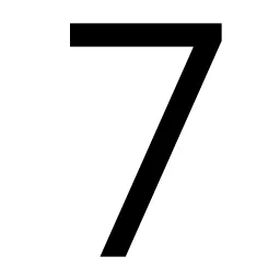 Number 7 Icon