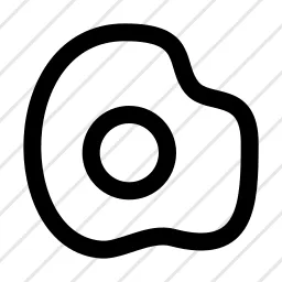 Breakfast Fried Egg Icon