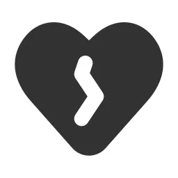 Heart Broken Fill Icon