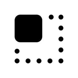 Corner Top Left Fill Icon