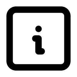 Info Square Line Icon