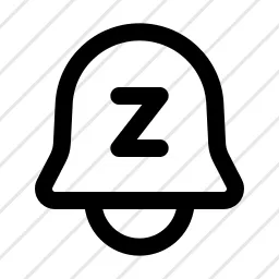 Bell 2 Snooze Notification Alert Icon