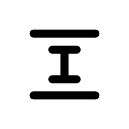 Spacing Height Fill Icon