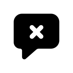 Message Close Fill Icon