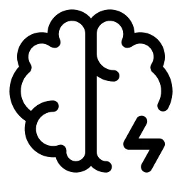 Brain Electricity Icon