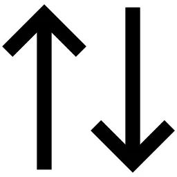 Movement Arrows Up Down Icon