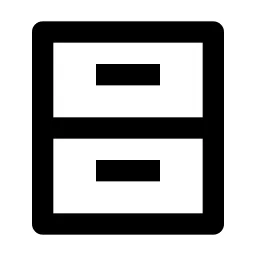 Archive Drawer Line Icon