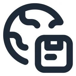 Earth Package Line Icon