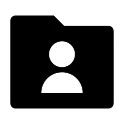 Folder User Fill Icon