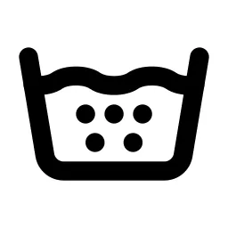 Wash Temperature 5 Line Icon