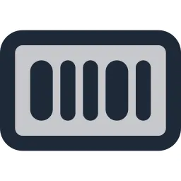 Barcode Duotone Icon
