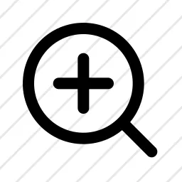 Zoom In Search Plus Icon