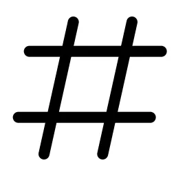 Hashtag Icon