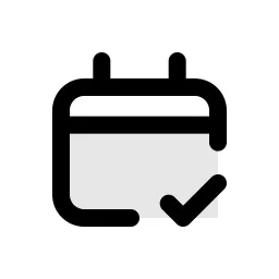 Calendar Check Duo Icon