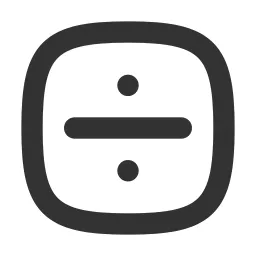 Divide Square Icon