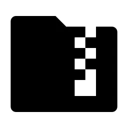 Folder Zip Fill Icon