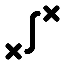 Route X 2 Line Icon