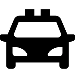 Police Car Fill Icon