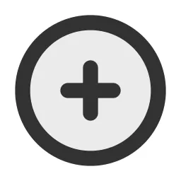 Plus Circle Duotone Icon