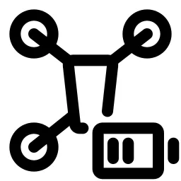 Drone Charge Half Icon