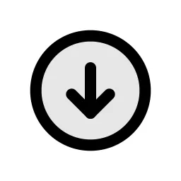 Arrow Circle Down Duo Icon