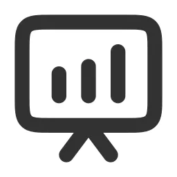Presentation Chart Bar Icon