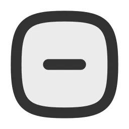 Minus Square Duotone Icon