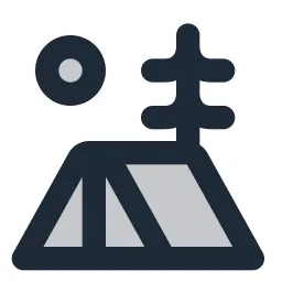 Camping Duotone Icon