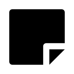 Sticky Note Fill Icon