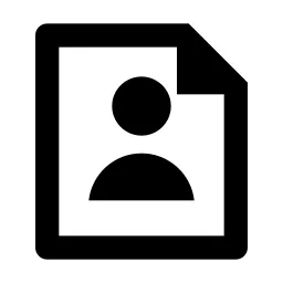 File User Line Icon