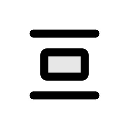 Distribute Spacing Vertical Duo Icon