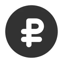 Ruble Circle Fill Icon
